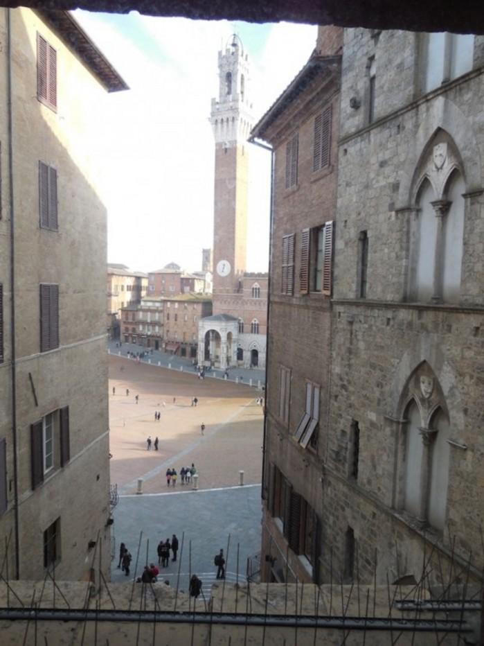 Italyrents Siena - Piazza Del Campo Exteriör bild